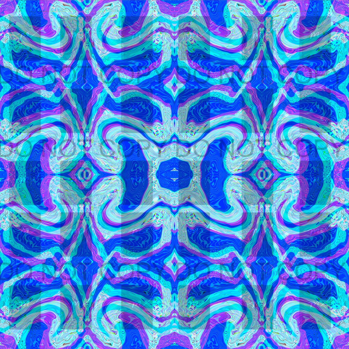 Trippy Blue Background PNG