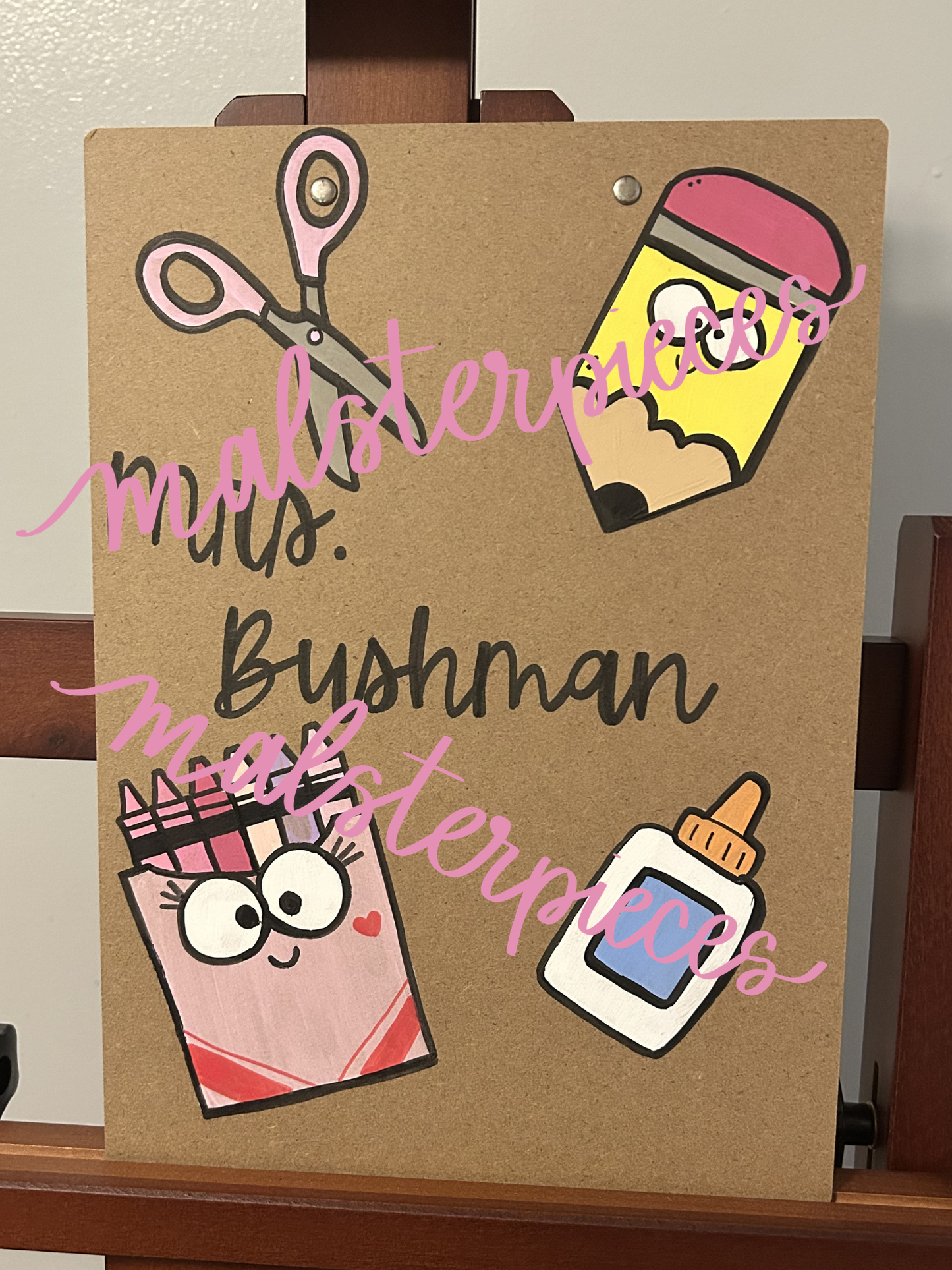 Early Education Teacher Clipboard Mockup