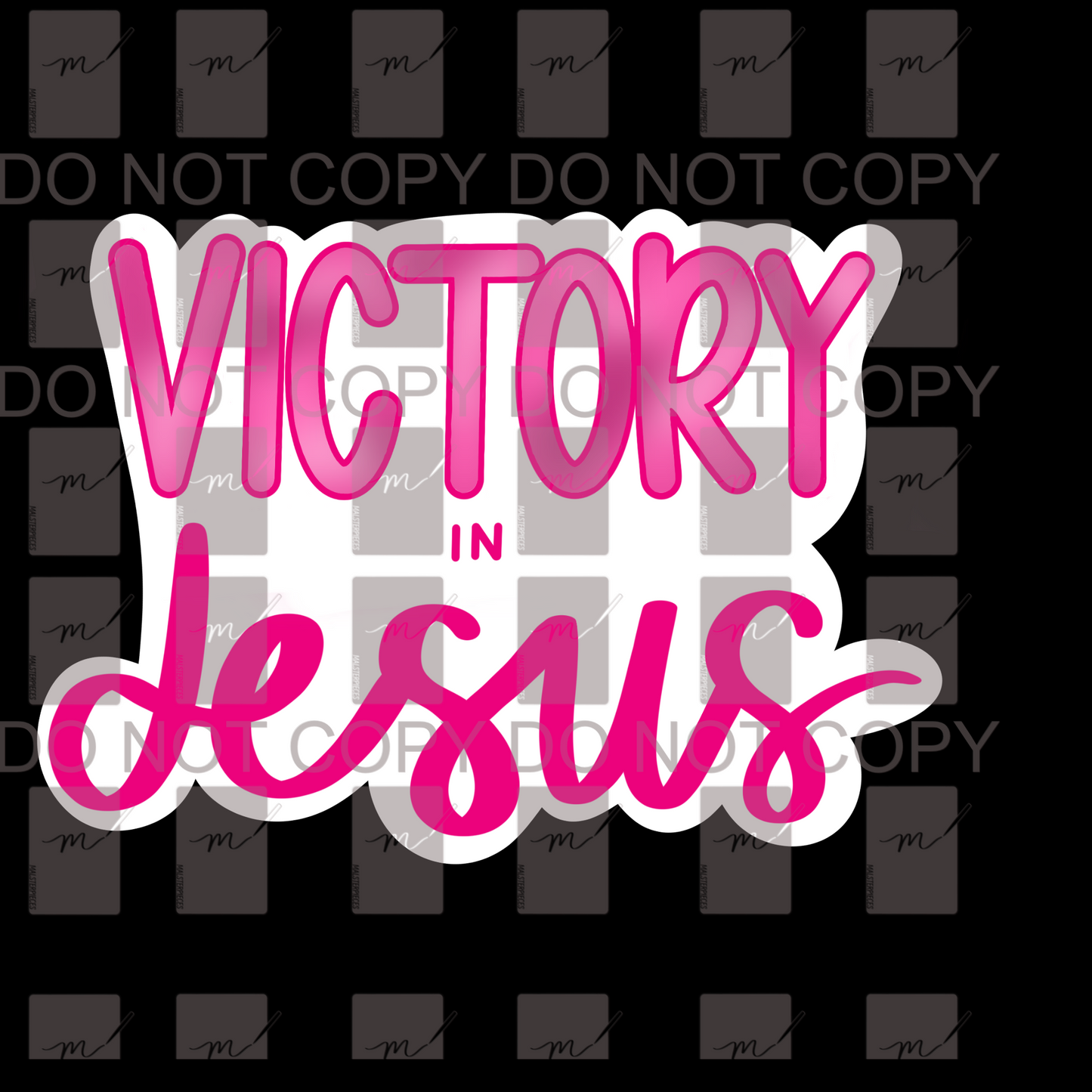 Victory in Jesus Sticker