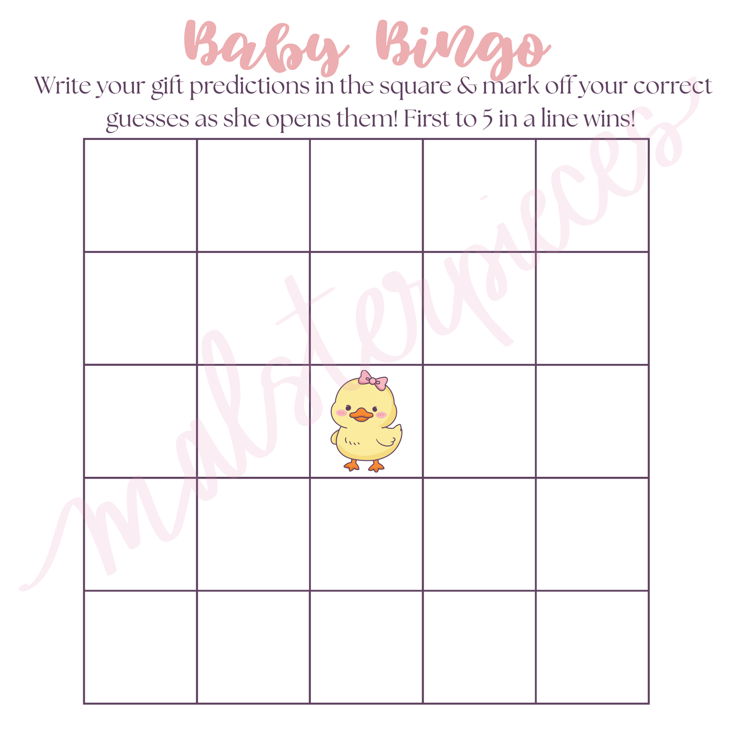 Little Chick is about to Hatch Baby Shower Template Kit