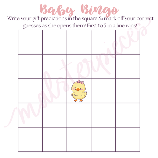 Little Chick is about to Hatch Baby Shower Template Kit