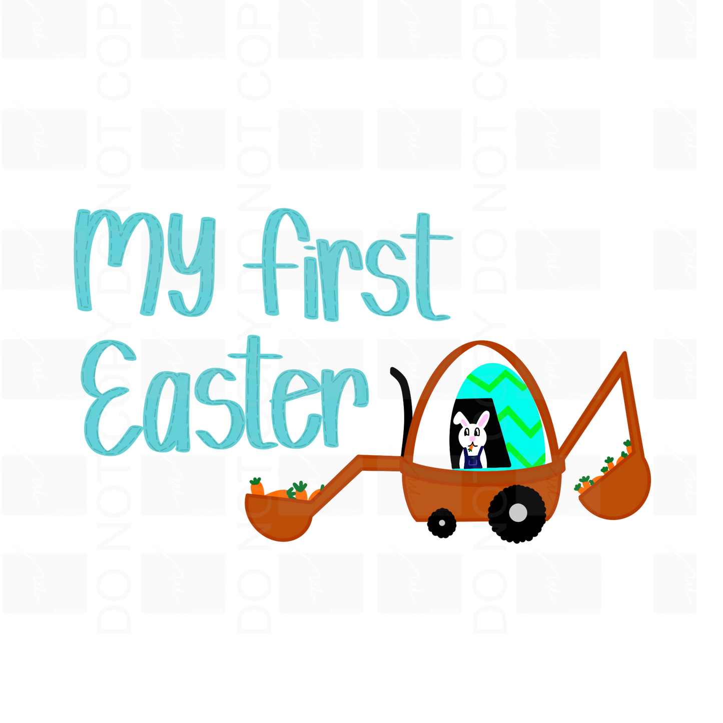 Boy's My First Easter PNG