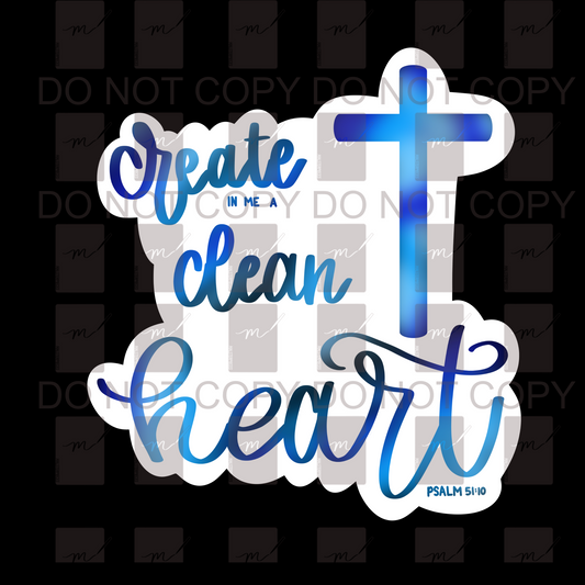 Clean Heart Sticker