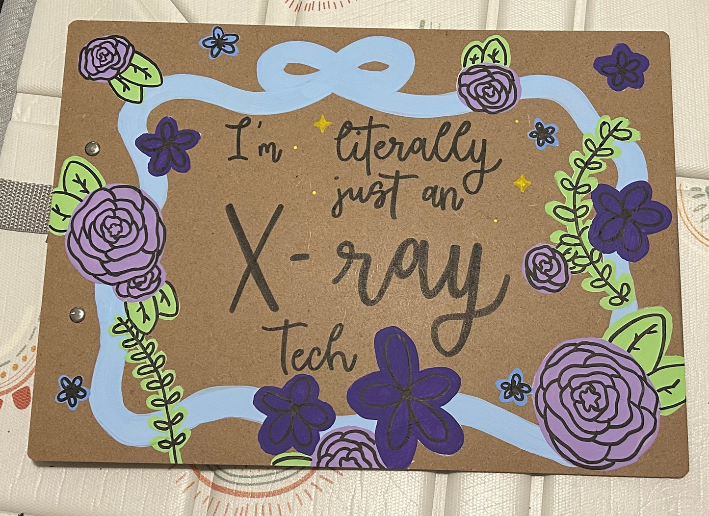 Handpainted Clipboard