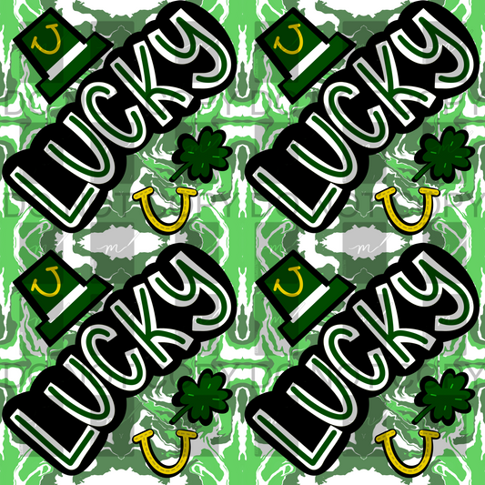 Lucky Seamless Pattern PNG