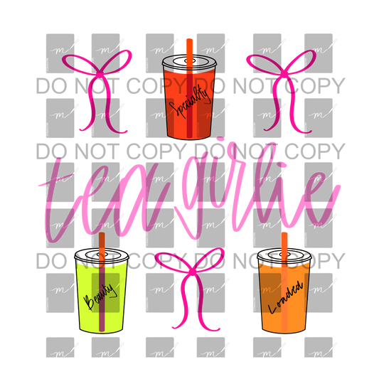 Tea Girlie PNG