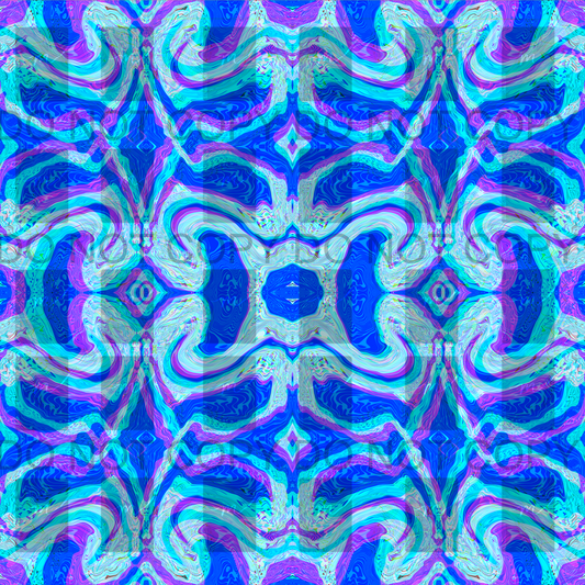 Trippy Blue Background PNG