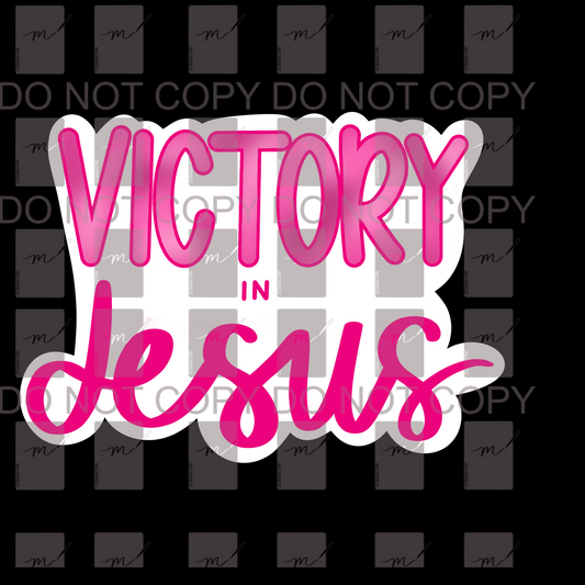 Victory in Jesus Sticker