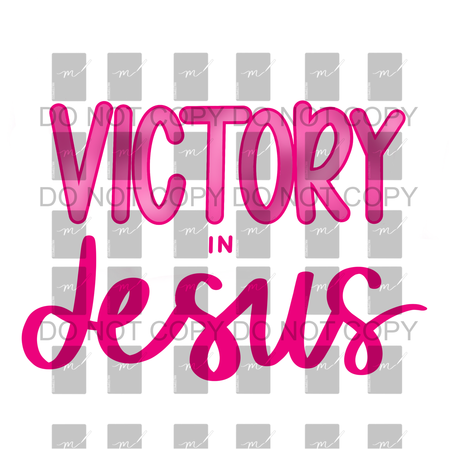 Victory in Jesus PNG