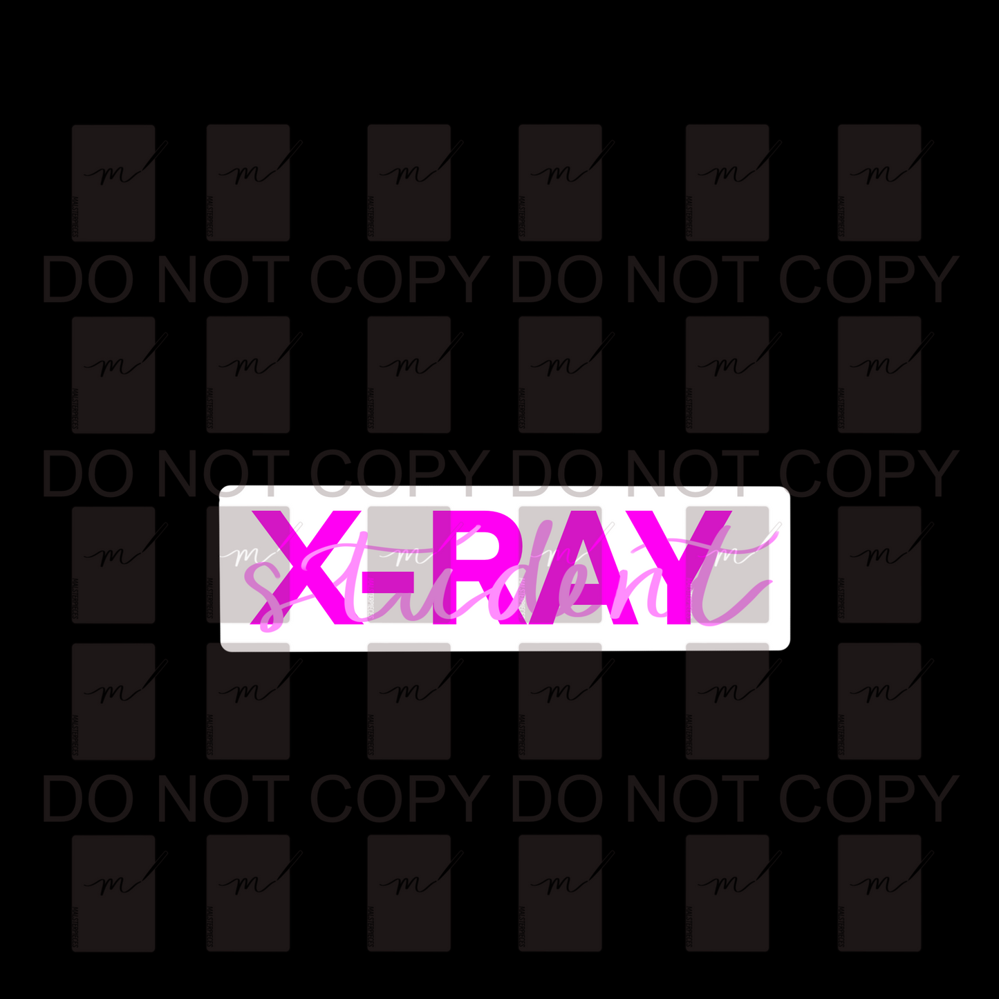 X-ray Student Sticker